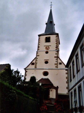 l'Eglise  de  Berstett en Alsace